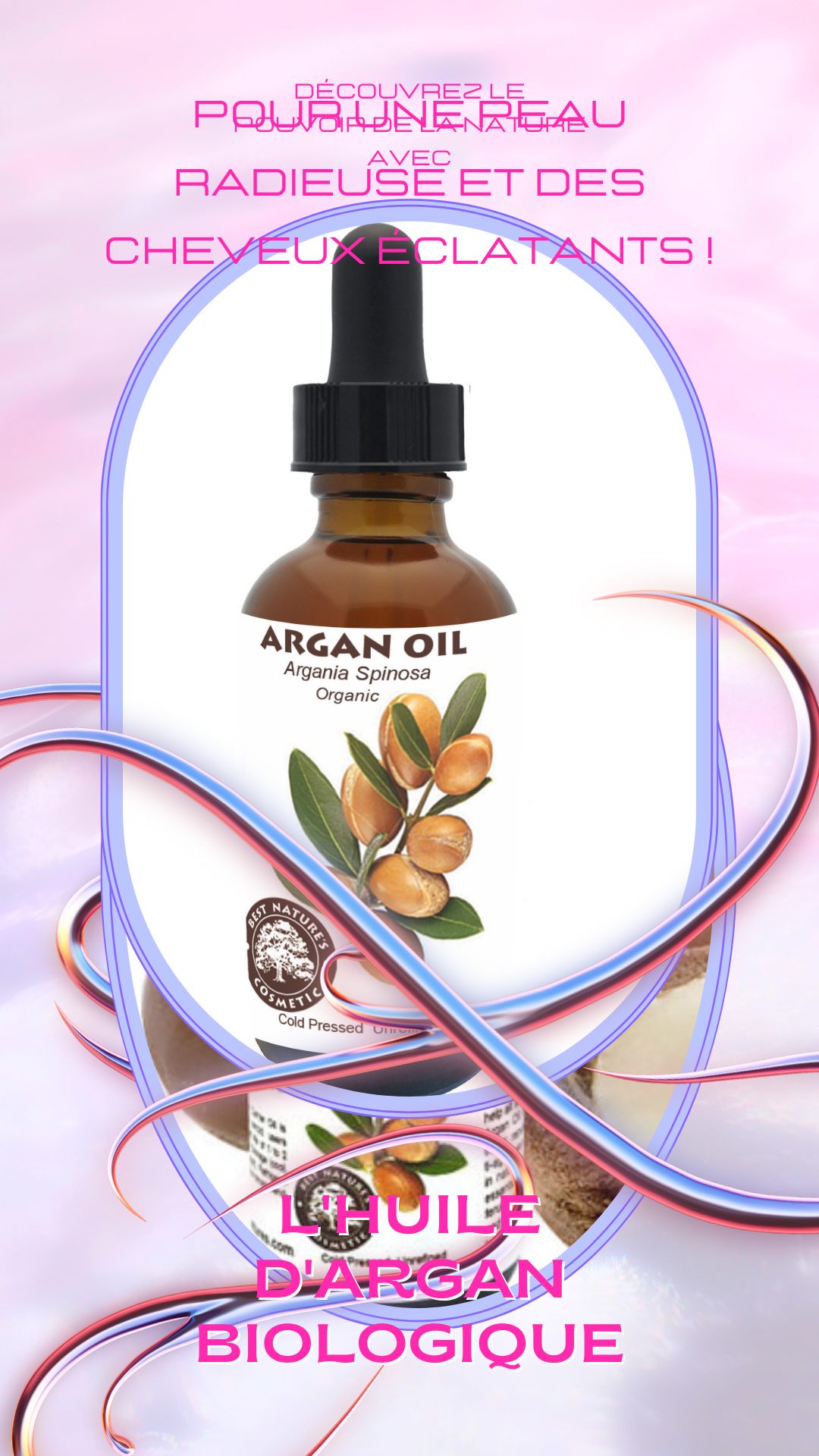 Huile d'Argan – Bio, Pressée à Froid