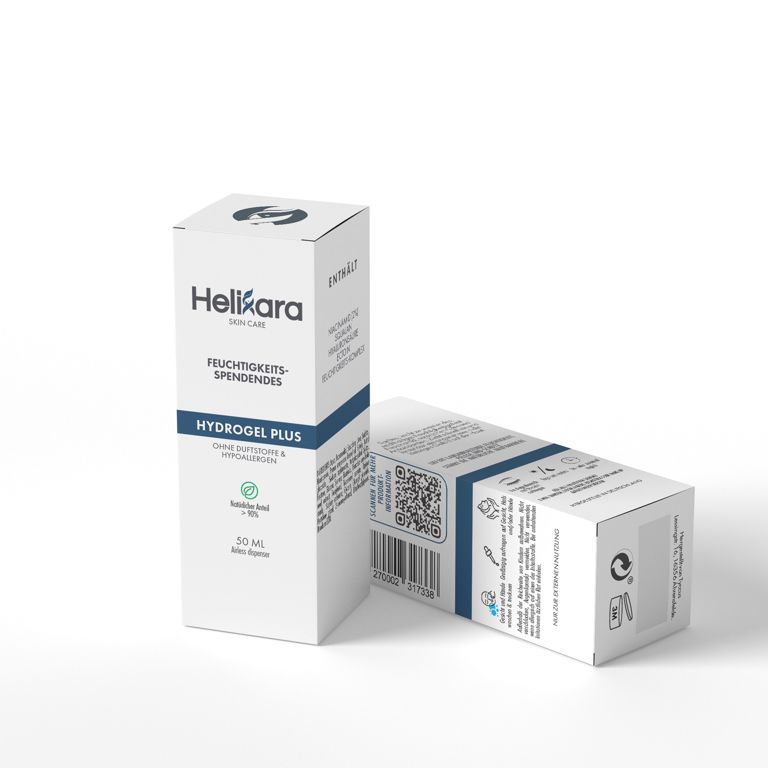 Hydrogel Plus – Soin Hydratant Intense Niacinamide 2% & Acide Hyaluronique