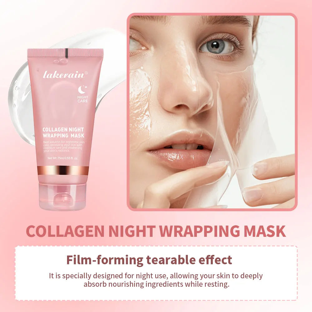 Masque Visage Coréen au Collagène – Peel-Off Anti-Rides & Liftant | 75 ml