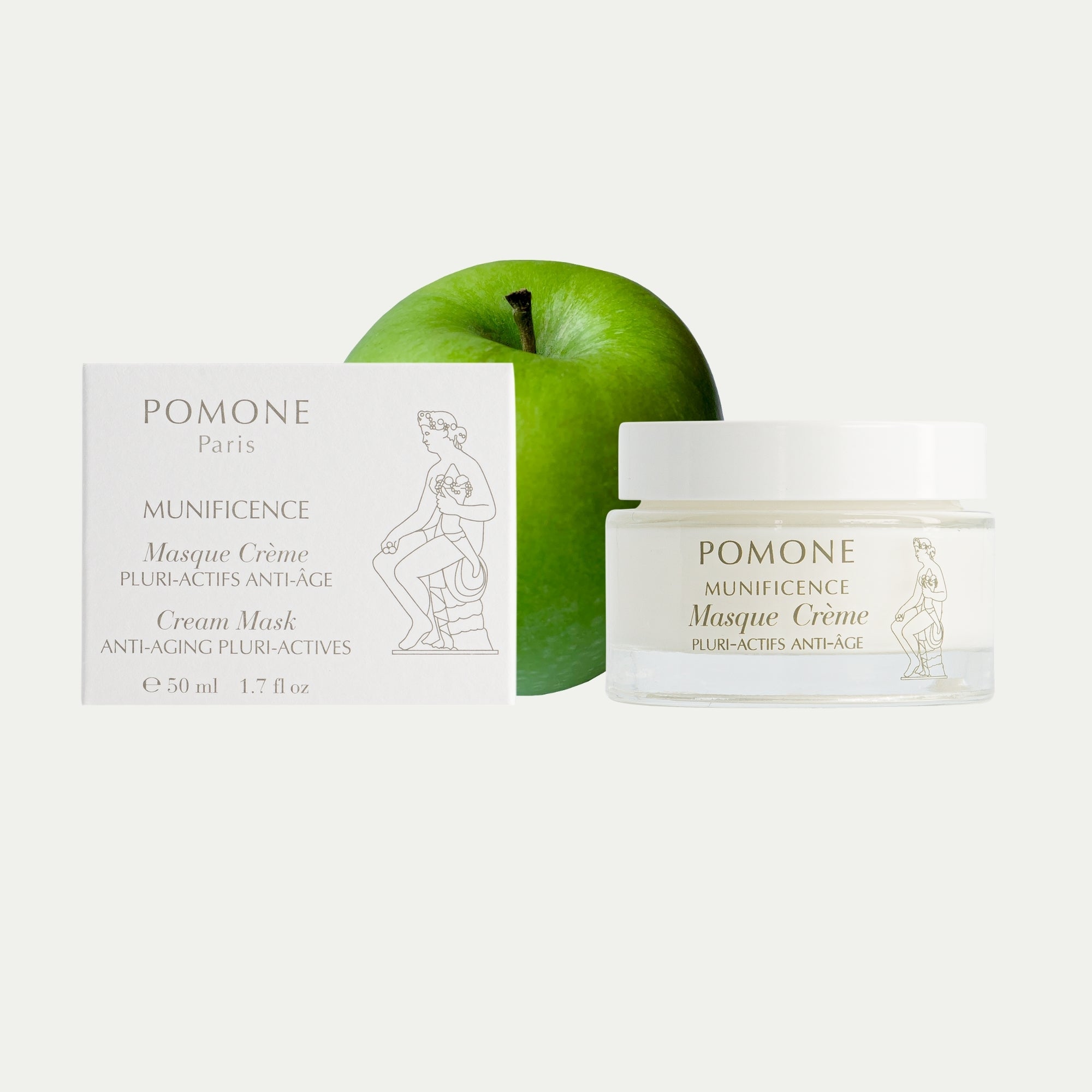 Masque Crème Anti-Âge Pluri-Actifs à la Pomme – POMONE Paris