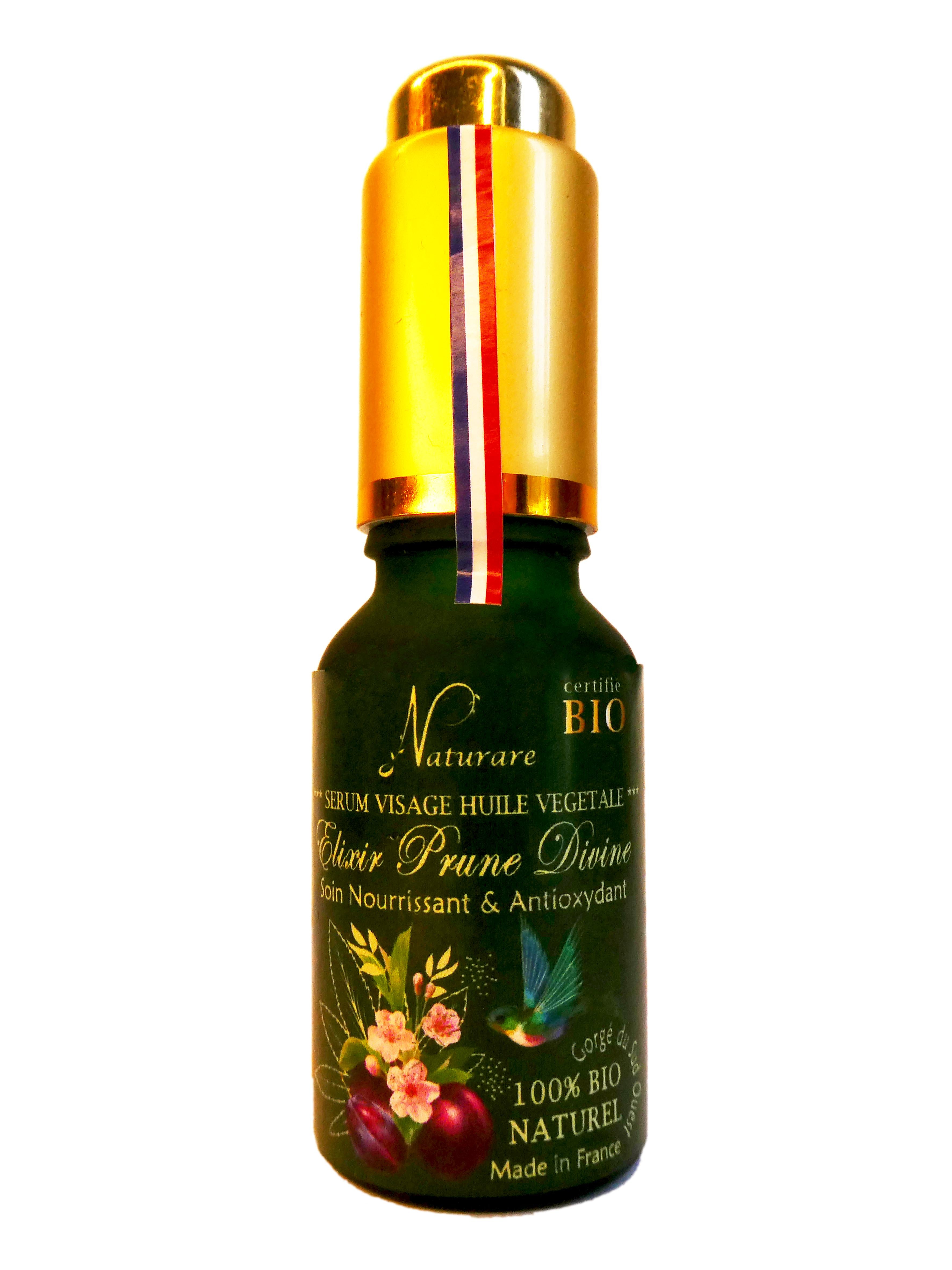 Elixir Divin à la Prune Bio – Sérum Huile Végétale