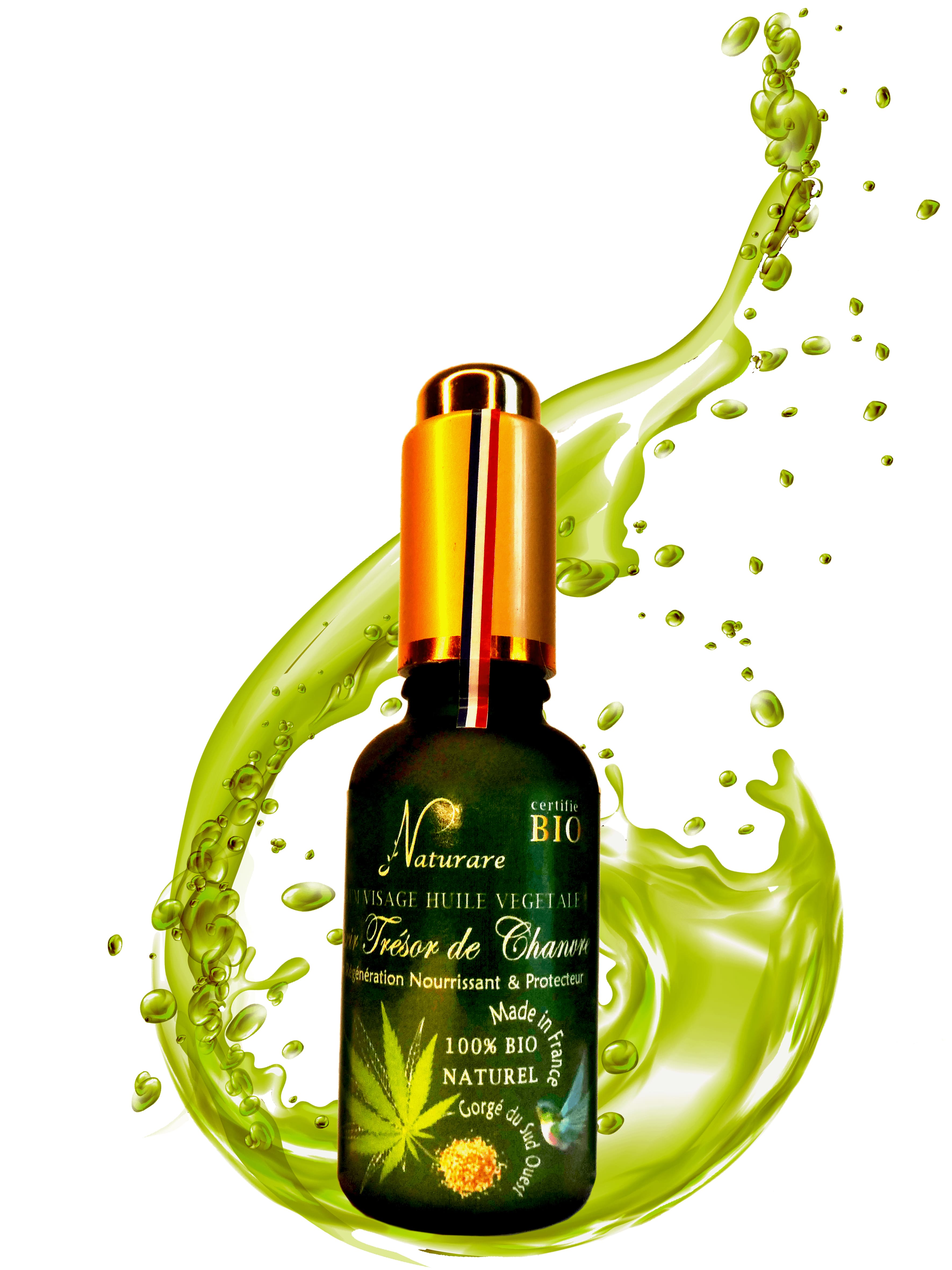 Elixir Trésor de Chanvre Bio – Sérum Huile Végétale Précieuse