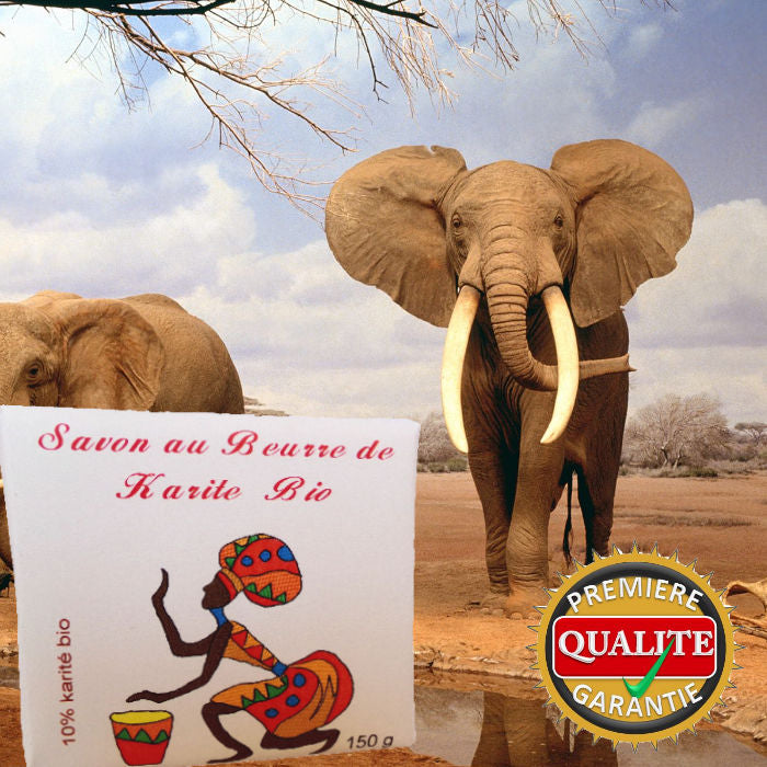 Savon au Beurre de Karité Bio (10%) – 150 g