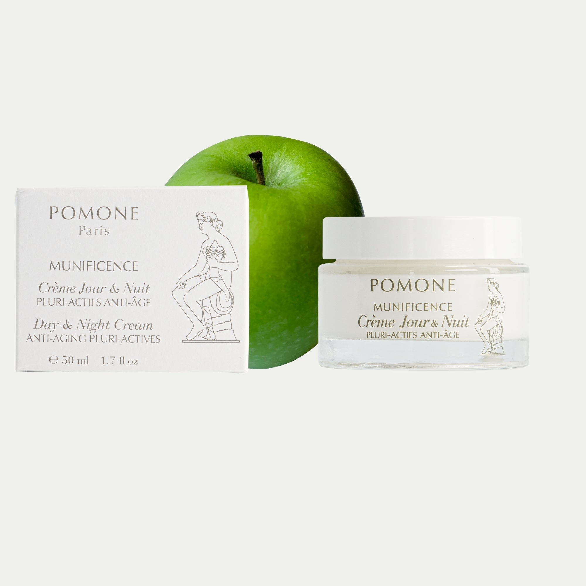 Crème Jour & Nuit Anti-Âge Pluri-Actifs à la Pomme – POMONE Paris