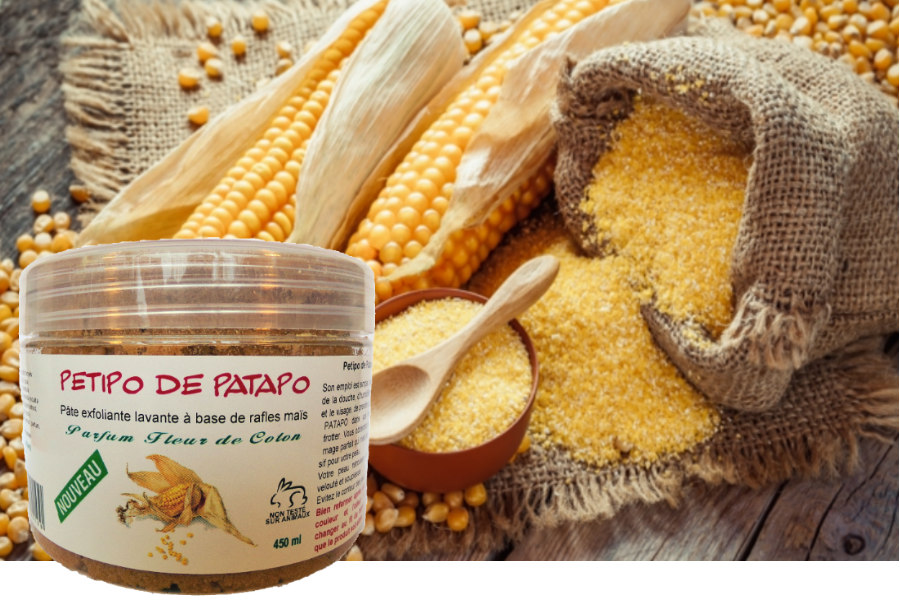 Petipo de Patapo – Pâte Nettoyante & Exfoliante Naturelle Visage & Corps 450 ml