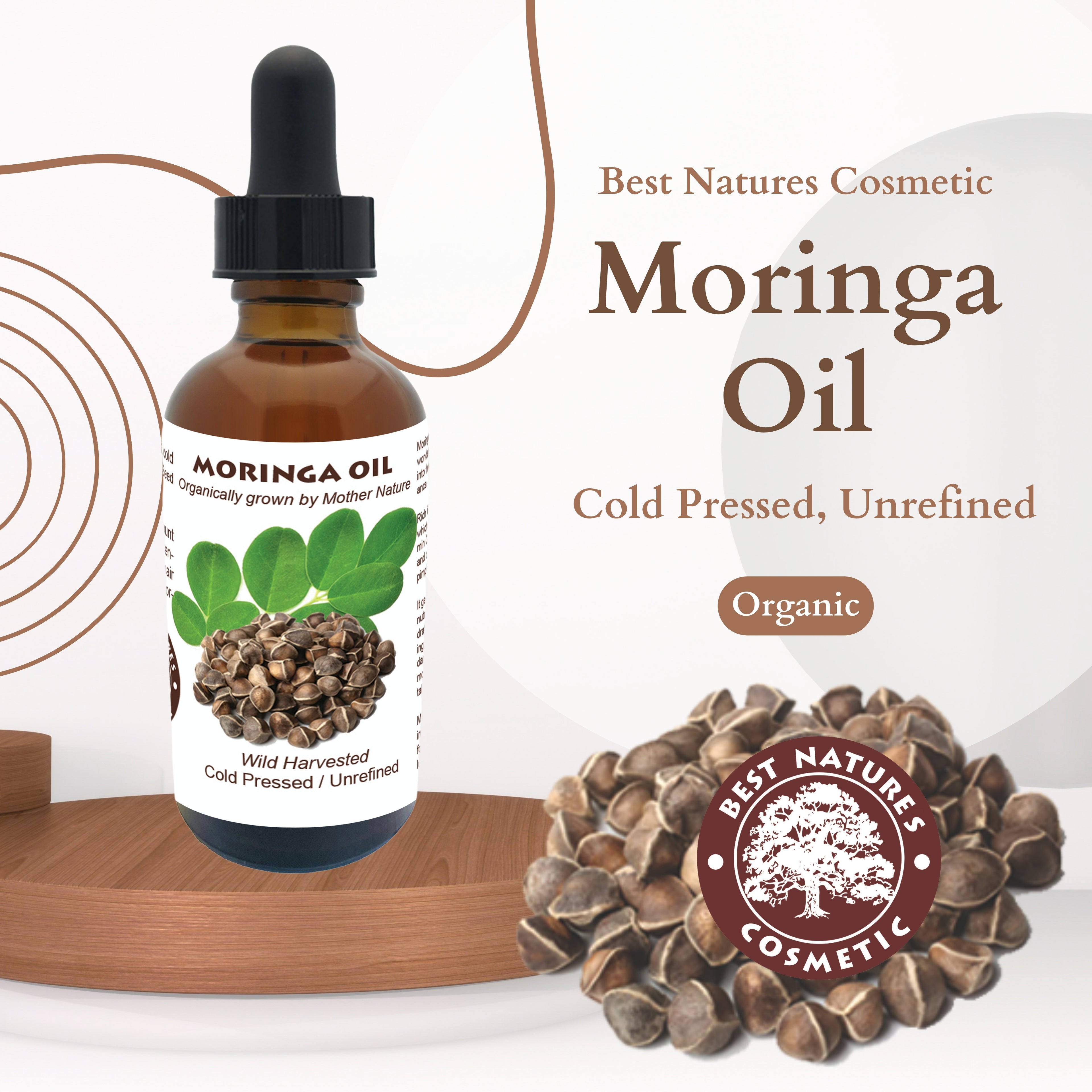 Huile de Moringa – Bio, Pressée à Froid