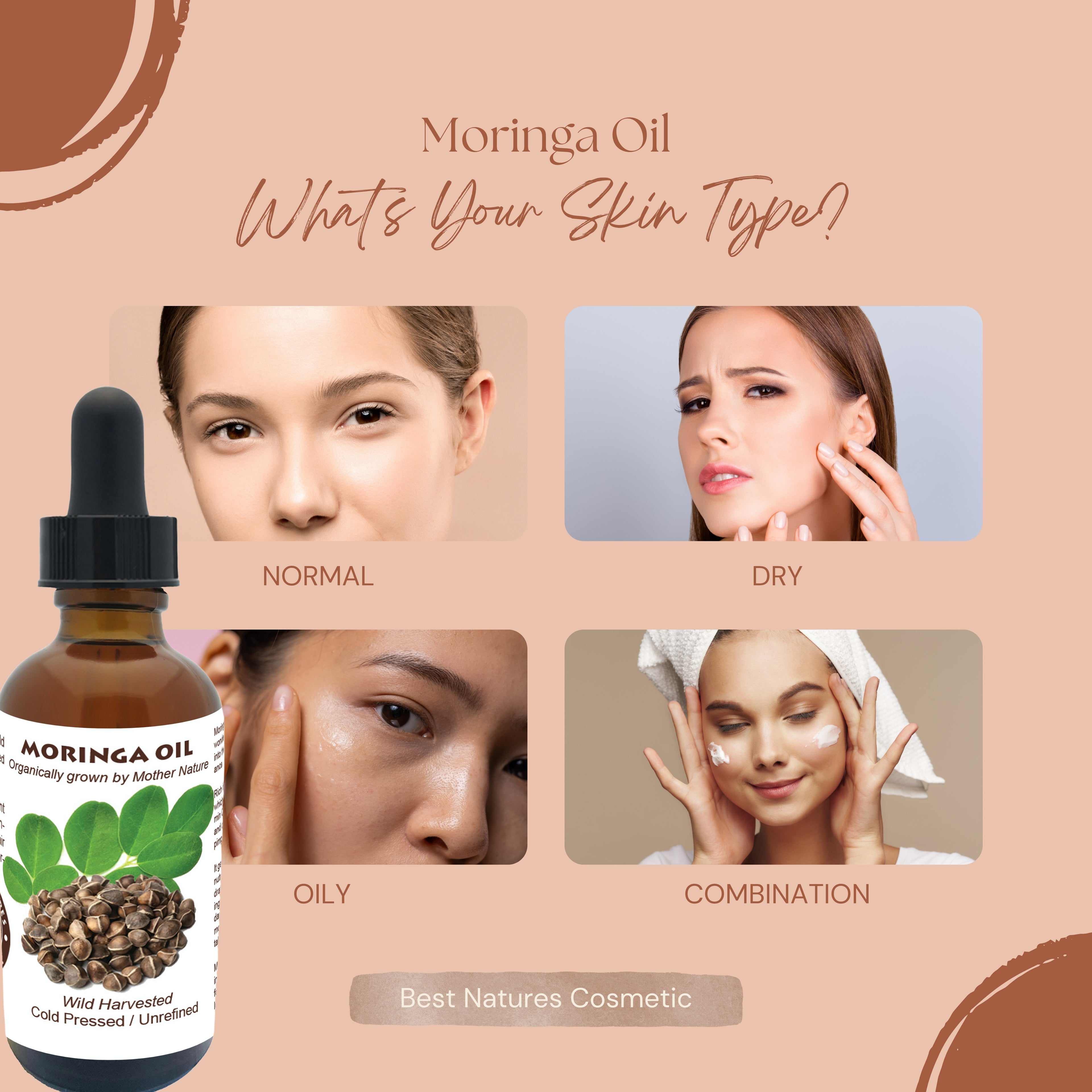 Huile de Moringa – Bio, Pressée à Froid