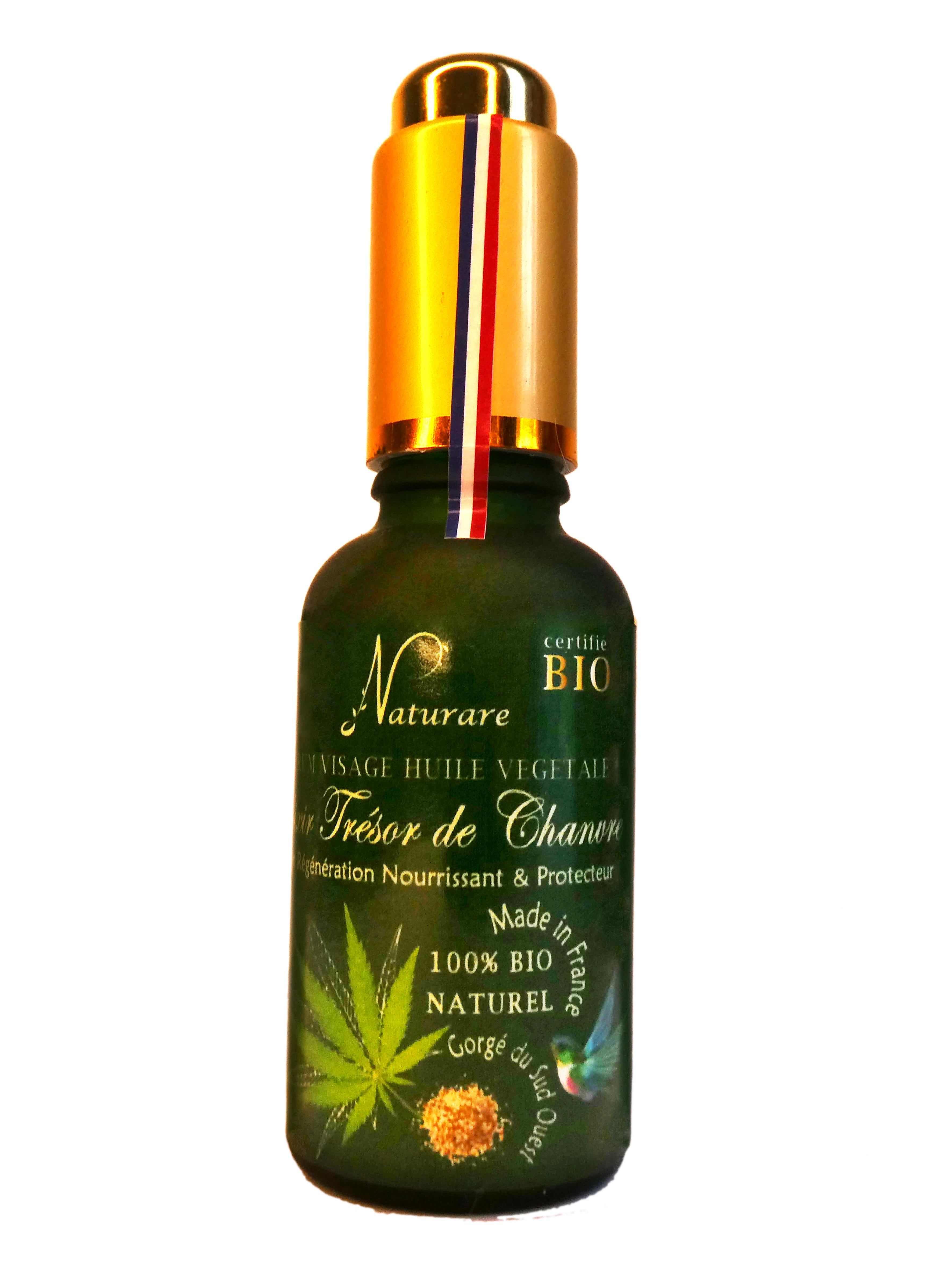 Elixir Trésor de Chanvre Bio – Sérum Huile Végétale Précieuse