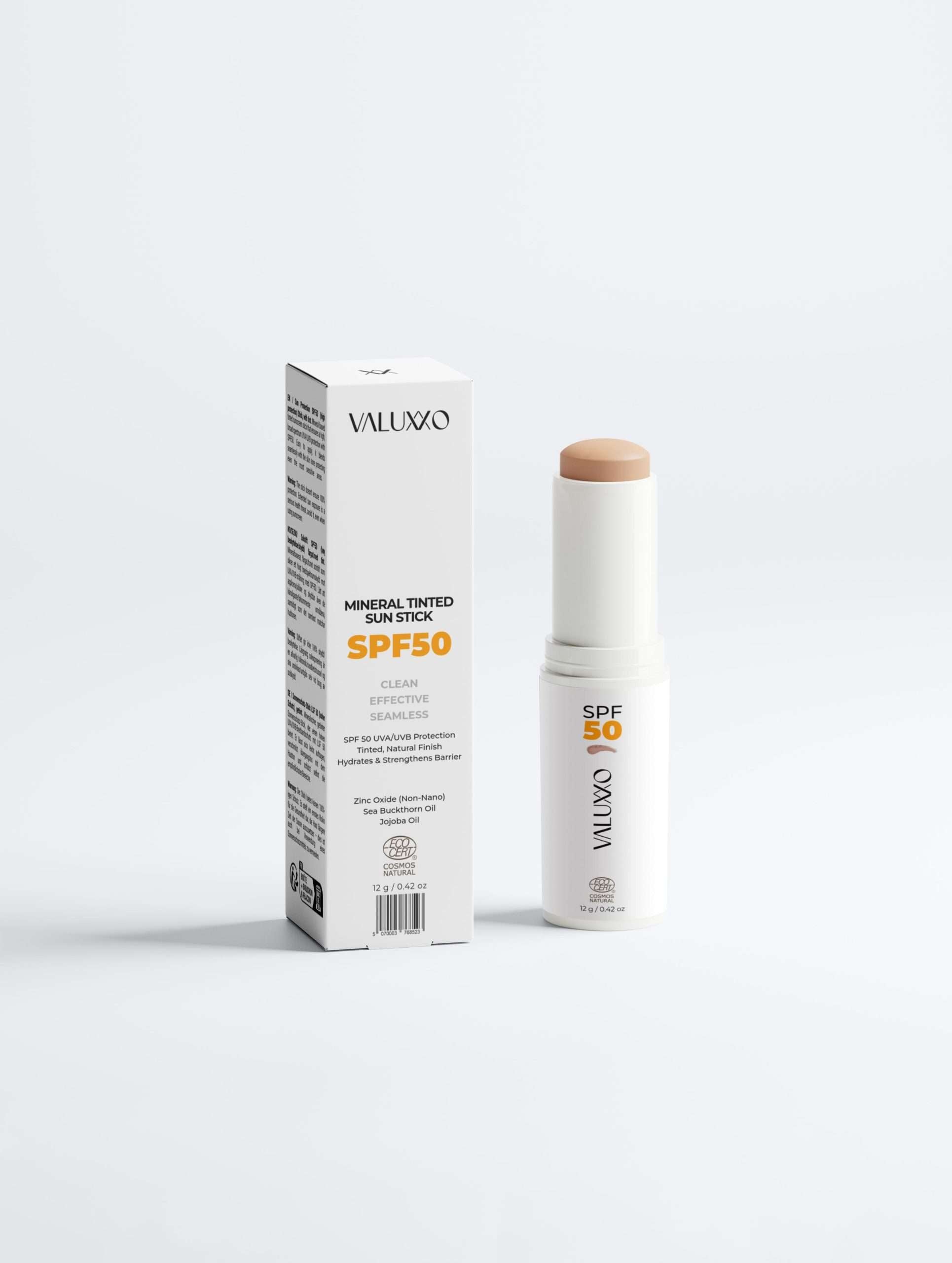 Stick Solaire Minéral Teinté SPF50 – Protection Naturelle & Fini Mat