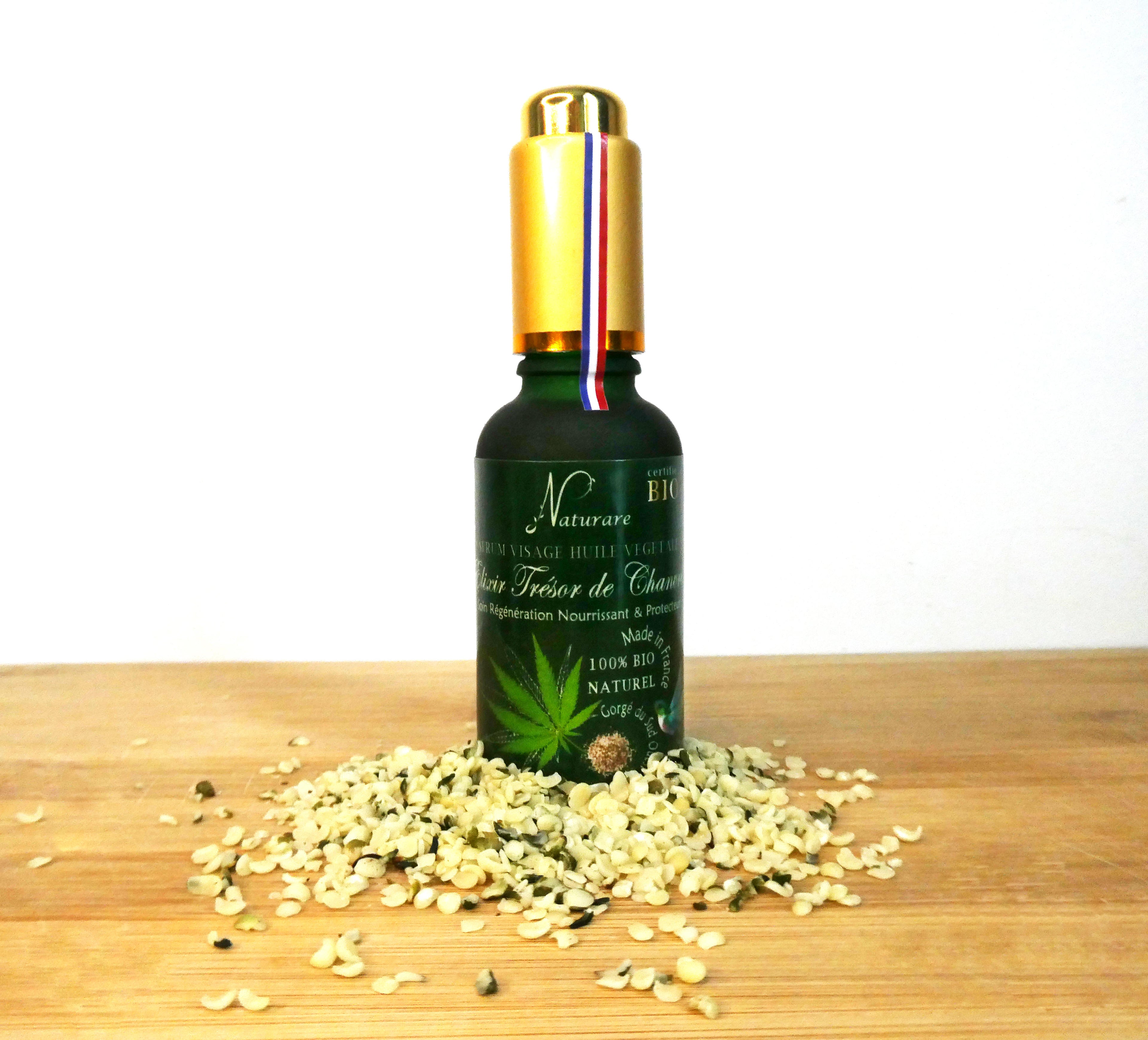Elixir Trésor de Chanvre Bio – Sérum Huile Végétale Précieuse