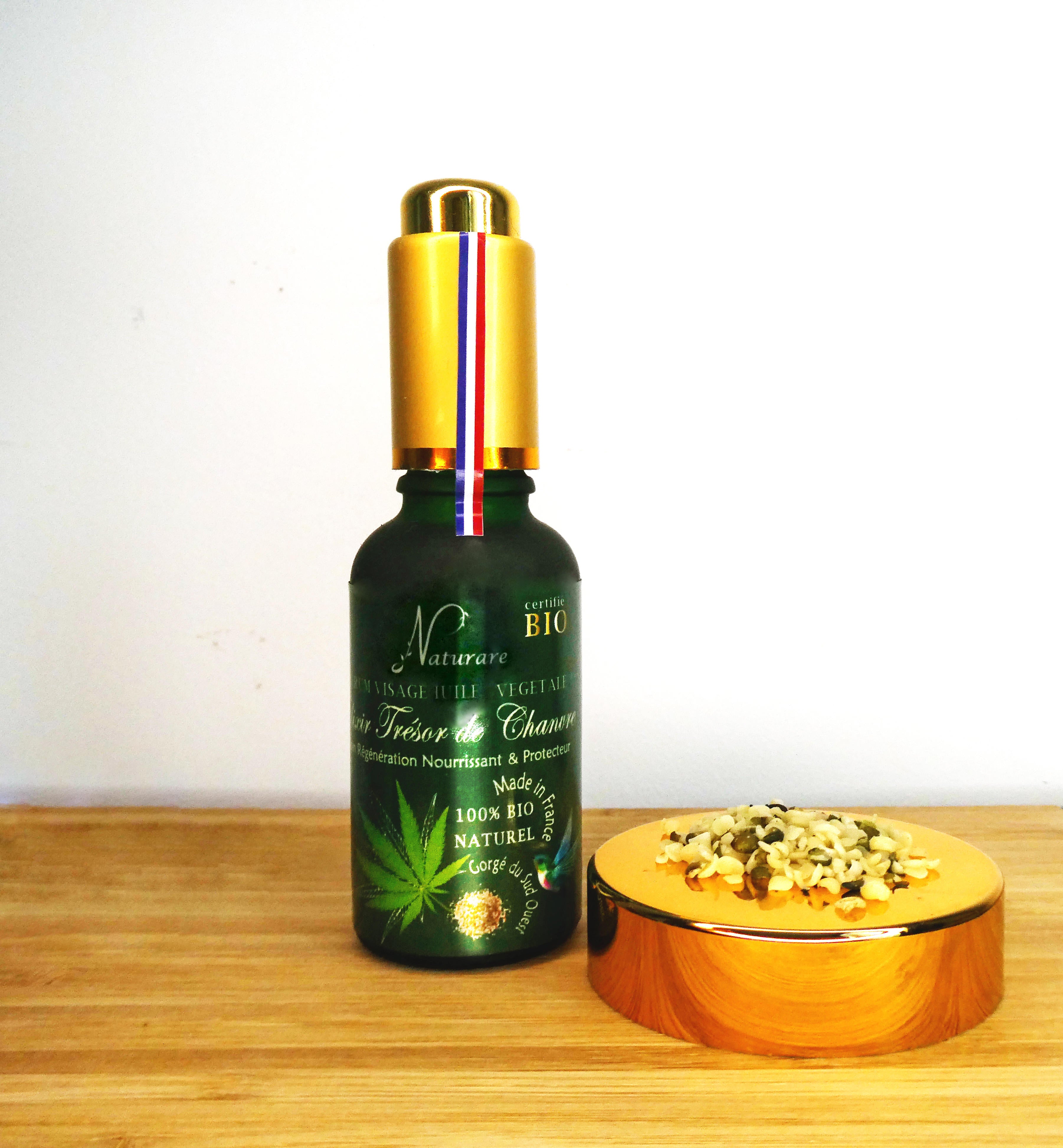 Elixir Trésor de Chanvre Bio – Sérum Huile Végétale Précieuse