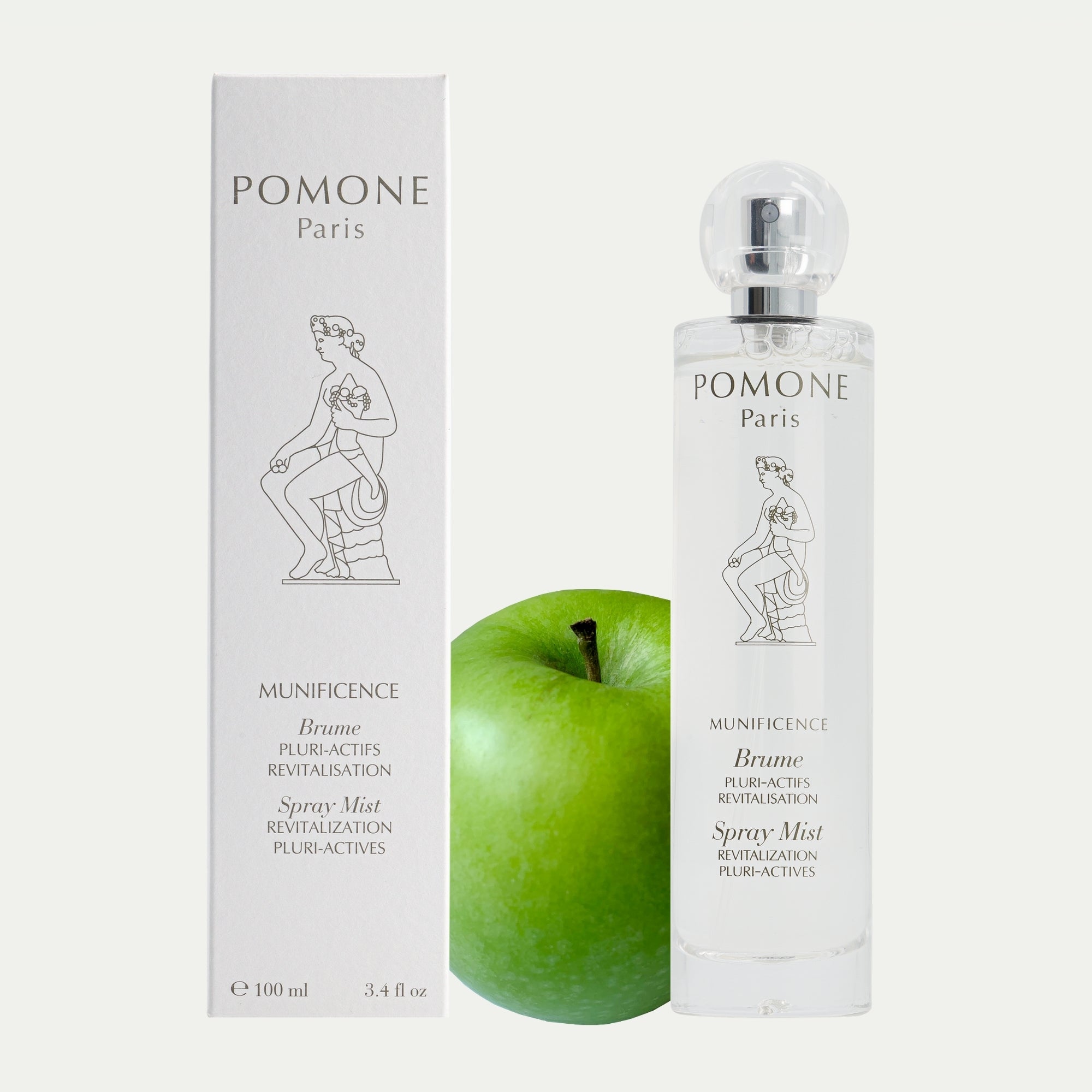 Brume Visage Revitalisante à la Pomme POMONE Paris – Pluri-Actifs | 100 ml