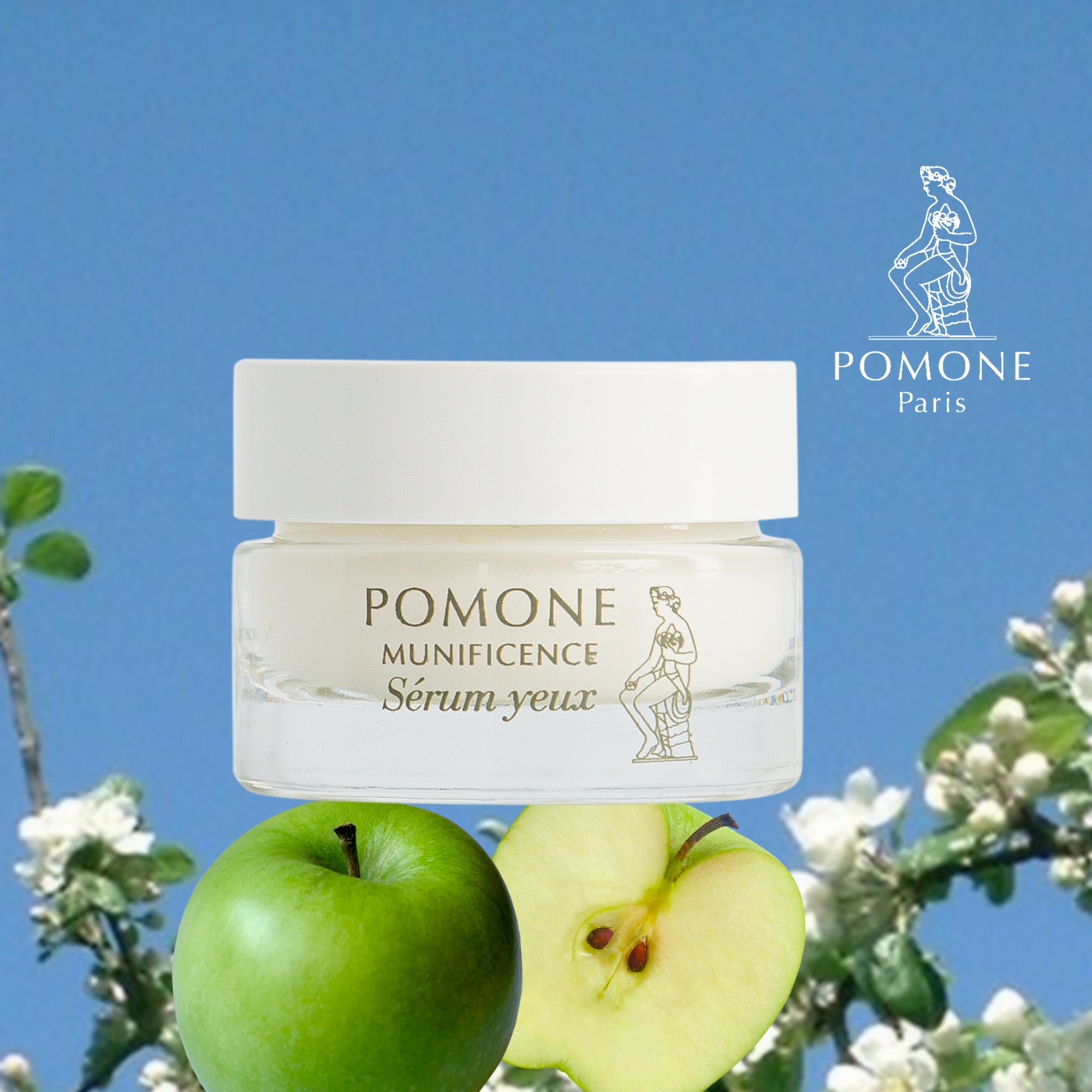 Sérum Contour des Yeux Anti-Âge à la Pomme – POMONE Paris