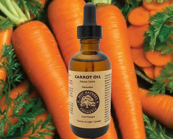 Huile de Carotte Macérée – Peaux Sèches & Matures, Riche en Vitamines